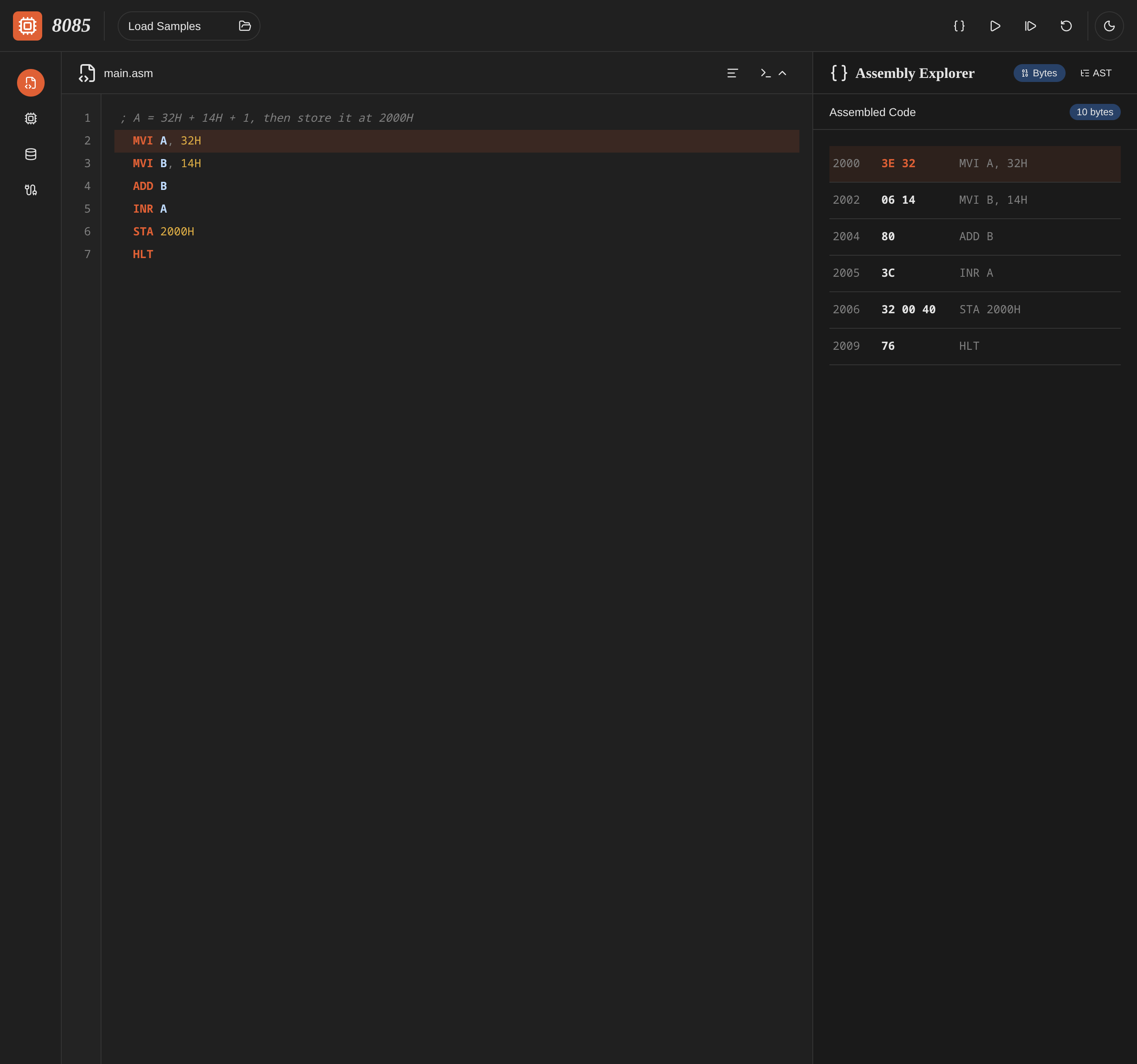 8085 Simulator